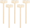 Hard Wooden Crab Lobster Mallets Solid Wood Cracking Seafood Shellfish Mallet Hammer for Chocolate Pounding Cute Beating Gavel