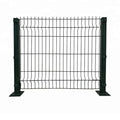 High Security Powder Coated Welded Curved Wire Mesh Fence Airport Fencing Welded Fence