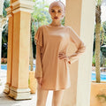 Custom Modest Swimwear Set-Long Sleeve Ruffle Swimsuit 3 Piece Muslim Islamic Swimwear