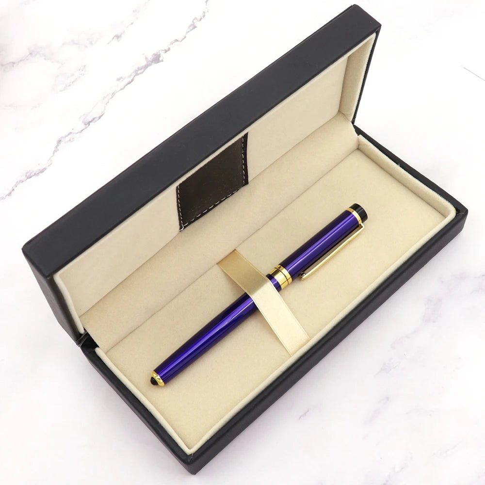 Luxury High Quality Custom Leather Cover Pencil Case Gift Box Novelty Item