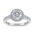 OAHLAN Wholesale Romantic Fine Jewelry 1.2ct Round Cut Cubic Zircon S925 Sterling Rings for Women's Engagement Wedding Party