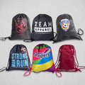 Factory Supply Custom Reusable Promotional Gift Outdoor Activity Event Race Oxford Polyester Drawstring Sports Backpacks Bags