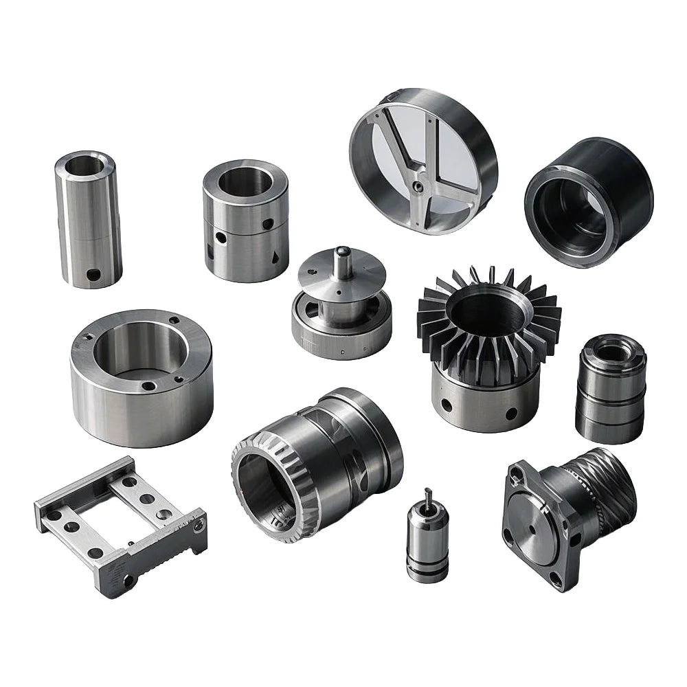 Custom CNC Milling Wire EDM Broaching Services Sandblasted Surface Aluminum Stainless Steel Industrial Equipment Machining