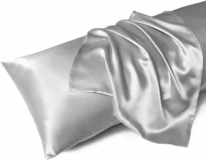 Hot Sale Silky Satin Pillowcase Premium Quality Satin Bedding 2 Pcs Pillow Cases Soft for Hair and Skin