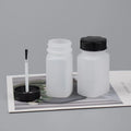 Popular HDPE 50ML square Plastic Touch up Paint Bottle Car Paint Repair Bottle Glue Bottles with Brush Twist Cap