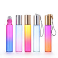 10ml Essential Oil Roller Bottle Eye Care Cosmetic Empty Gradient Thin Glass Portable Perfume Bottle