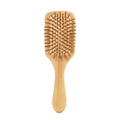 Eco-Friendly Detangling Hair Brush Set with Bamboo Handle and Massage Cushion Comb Wooden Paddle Brush Airbag Comb Laser Type