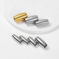 Column Oval Round Clasp Diy Leather Bracelet Stainless Steel Magnetic Clasps for Bracelets Magnetic Jewelry Clasp
