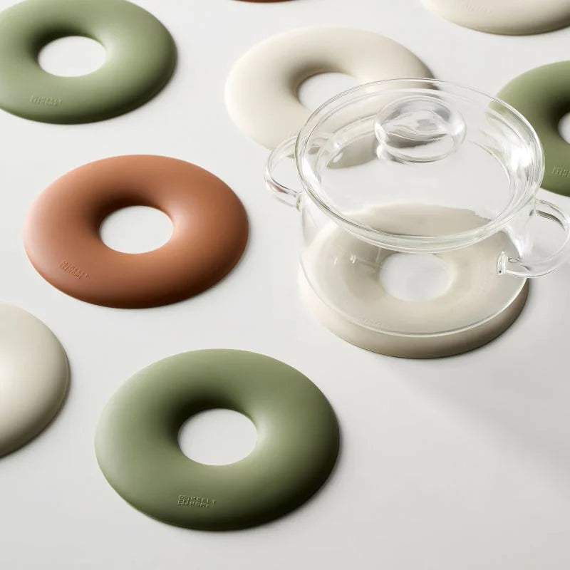 Wholesale Custom Silicone Trivet Mats for Microwave Oven Pot Holders Mat  Heat Resistant Silicone Cup Coaster Pad