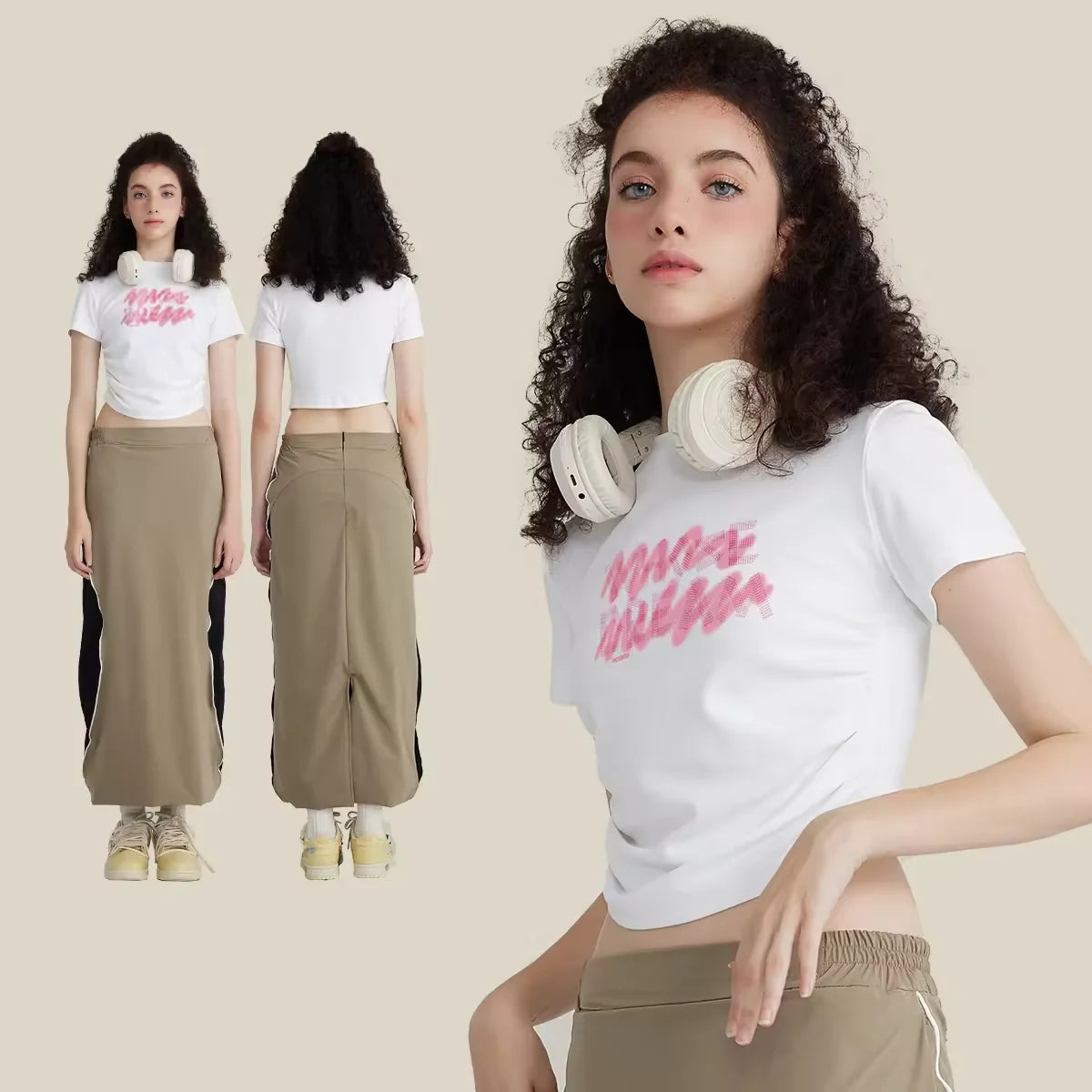 Wholesale New Arrival Custom Letter FAITH Printing Round Neck Short Sleeve Fashion Casual Women's T-shirt