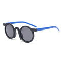 New Retro Classic Boys Fashion Round Frame UV400 Protection Kids Sunglasses Custom Logo