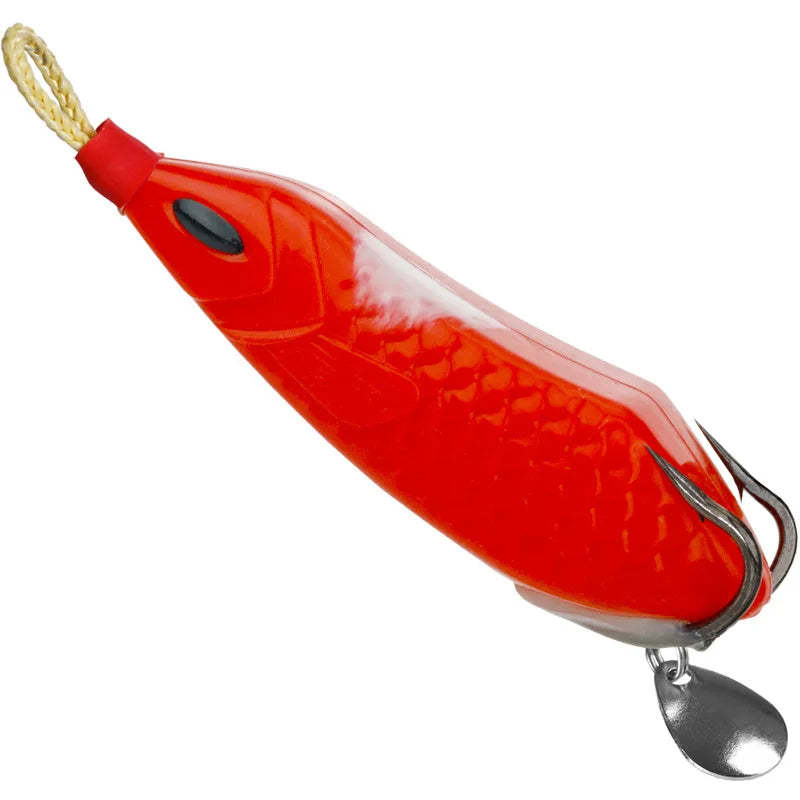 80Mm 15G Bionic Ray Frog Lure Topwater Crankbait Artificial Wobbler Fishing Bait Tackle Soft Frog Lure