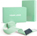 Chinmon High Quality 120gram Eco-Friendly Pilates Yoga Foam Block 3*6*9Inches High Density EVA Customized Color Logo Shrink Wrap
