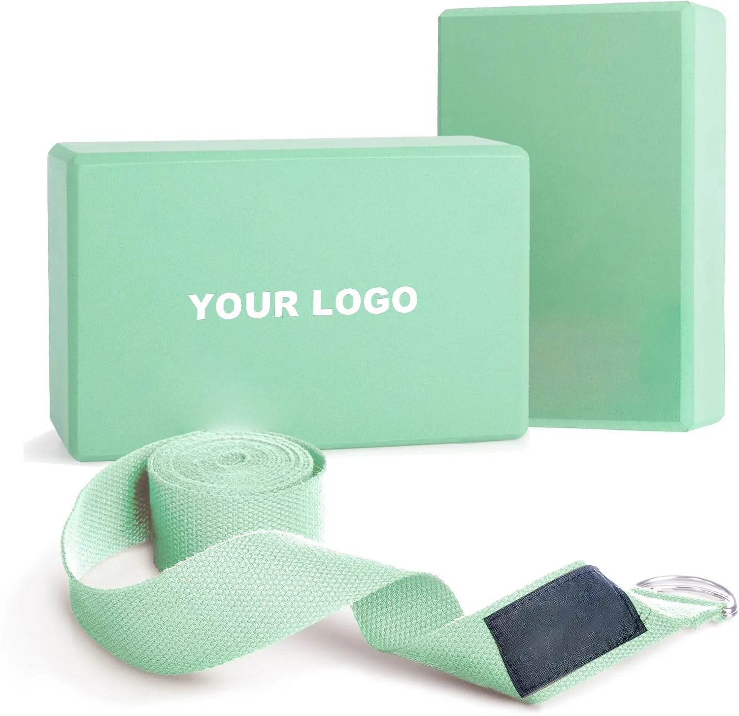 Chinmon High Quality 120gram Eco-Friendly Pilates Yoga Foam Block 3*6*9Inches High Density EVA Customized Color Logo Shrink Wrap