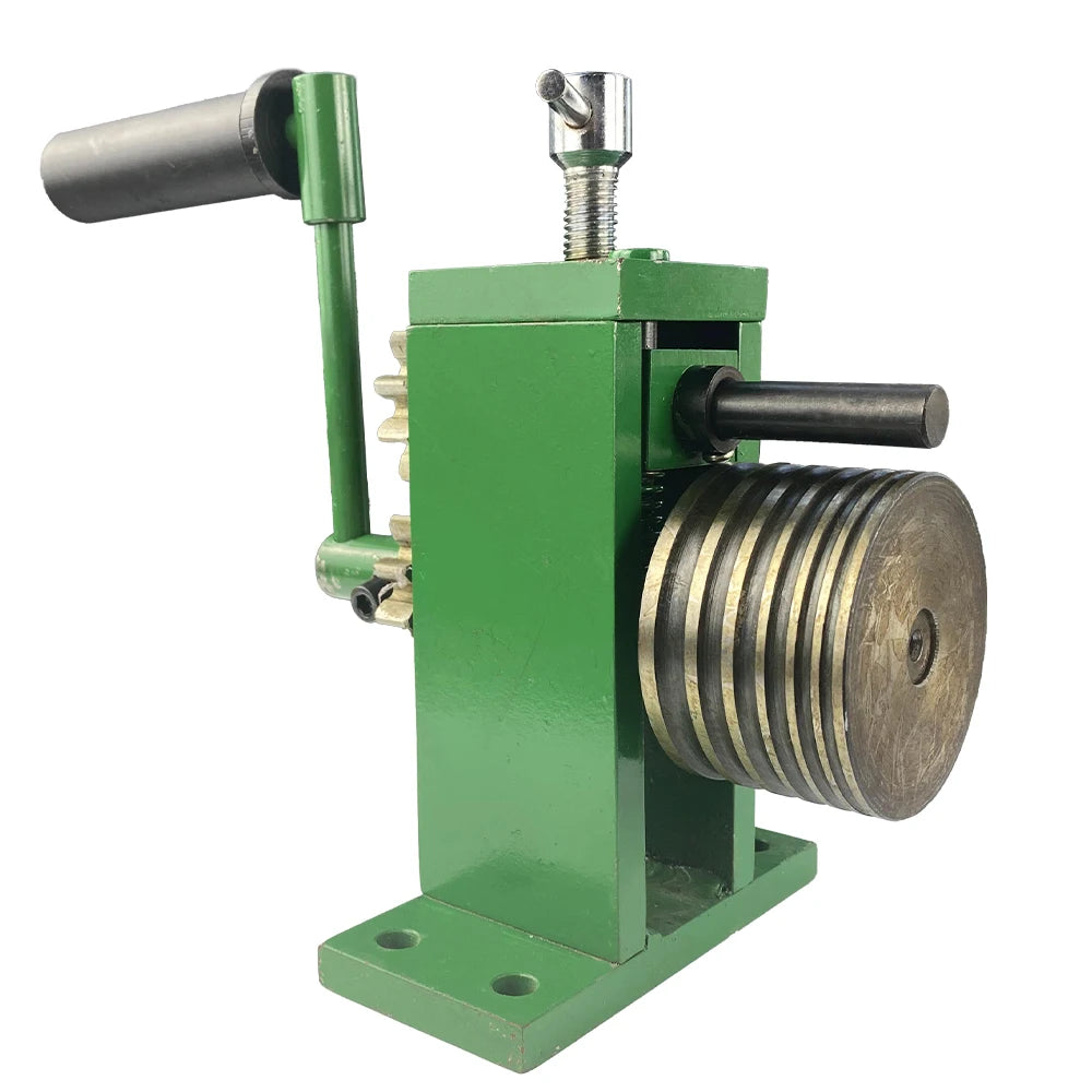 Mini Manual Bracelet Rolling Machine Jewelry Hand Rolling Mill for Metal Sheet Wire Forming and Jewelry Processing