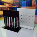 Custom Logo Pink Black Lash Extension Tweezer Holder Acrylic Lash Tweezers Display Holder Stand