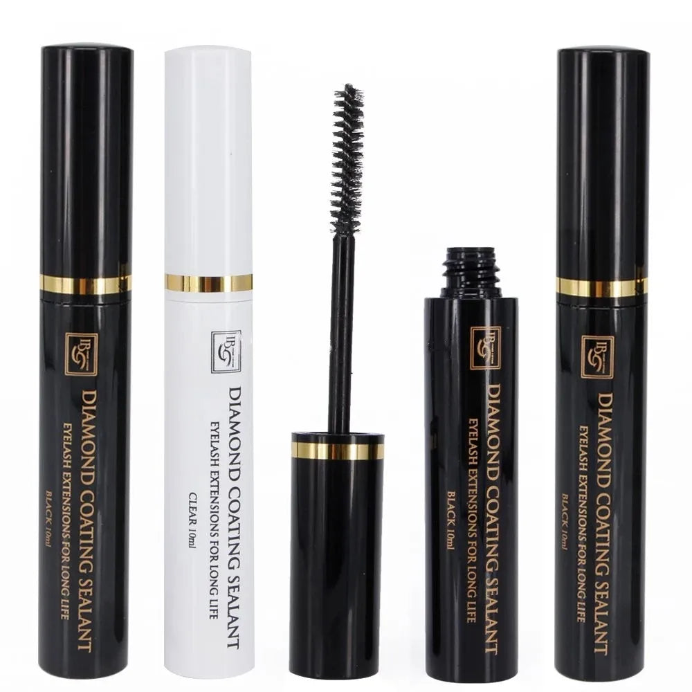 I-Beauty Diamond Clear or Black Coating Sealant Mascara for Eyelash Extension Lash Sealant lava Lash Private Label Lash Coating