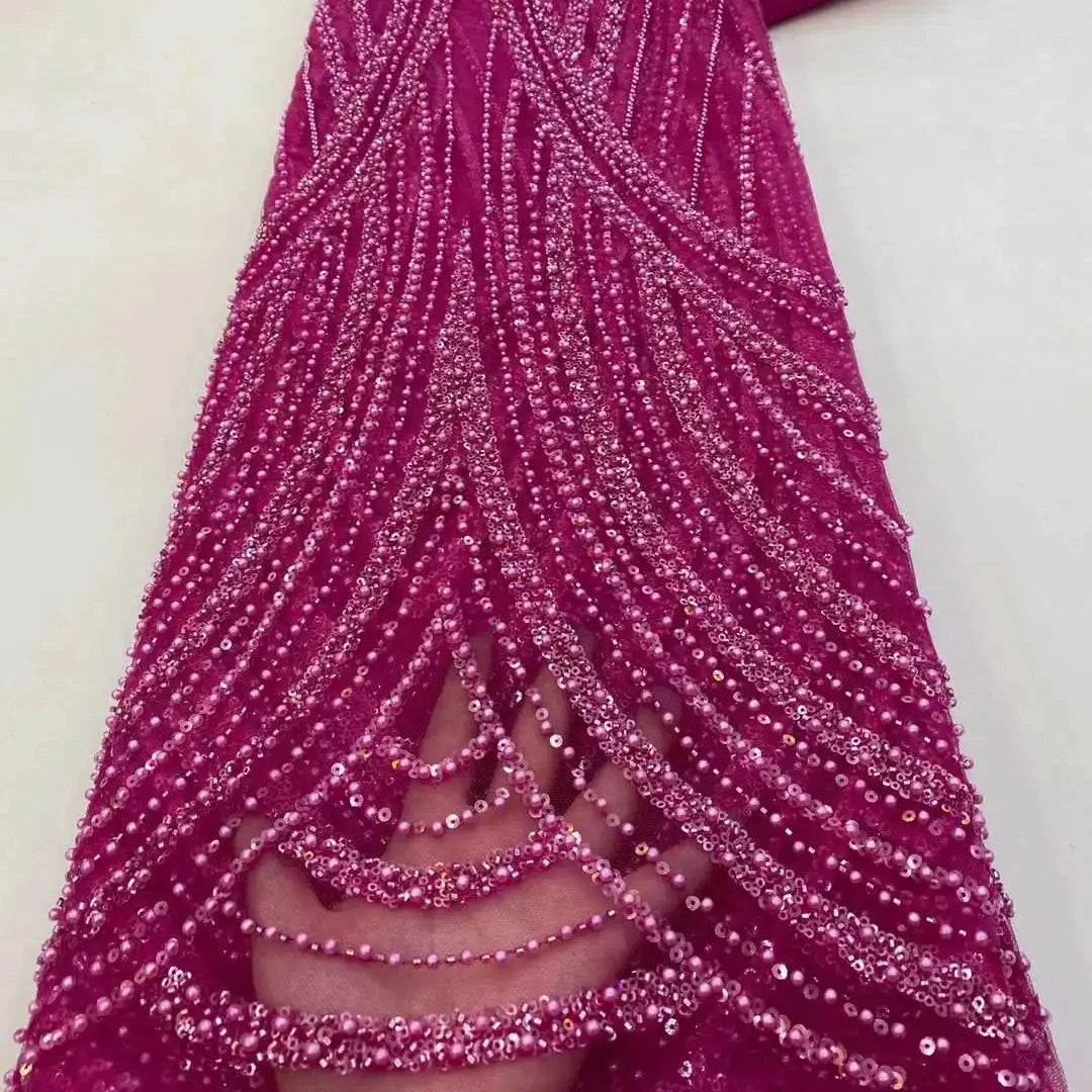 Reasonable Price Latest African Embroidery Lace Fabric