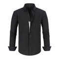 2023 Hot Oxford Spinning Multi-color Leisure Comfortable Long Sleeve Men's Shirt