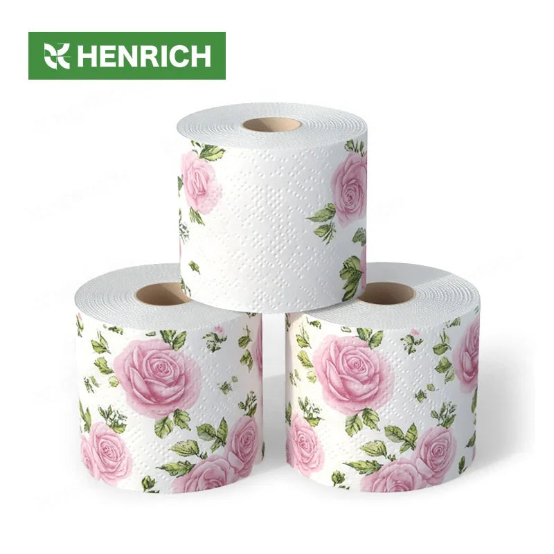 Wholesale 2 Ply Soft Disposable Toilet Paper 64 Pack 600 Sheets Package Black Wood Pulp Standard Roll Fertilizer Tissue Towel
