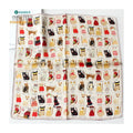 High Quality Luxury 100% Pure Silk Satin Scarf Soft Smooth Feeling Plaid/Striped/Animal Printed Square Head Scarf for Women