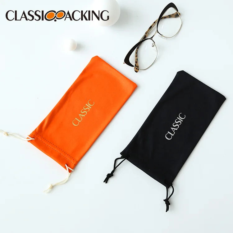 Custom African Mobile Microfiber Eyeglasses Pouch Glass Bag with Cloth Fur Felt Canvas Velvet for Sun Glasses-Microfiber Case