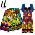 Henry Island Style Soft Lightweight Polyester Fabrics for Garment Print Custom Wedding Dress for Lady Skert Clothes