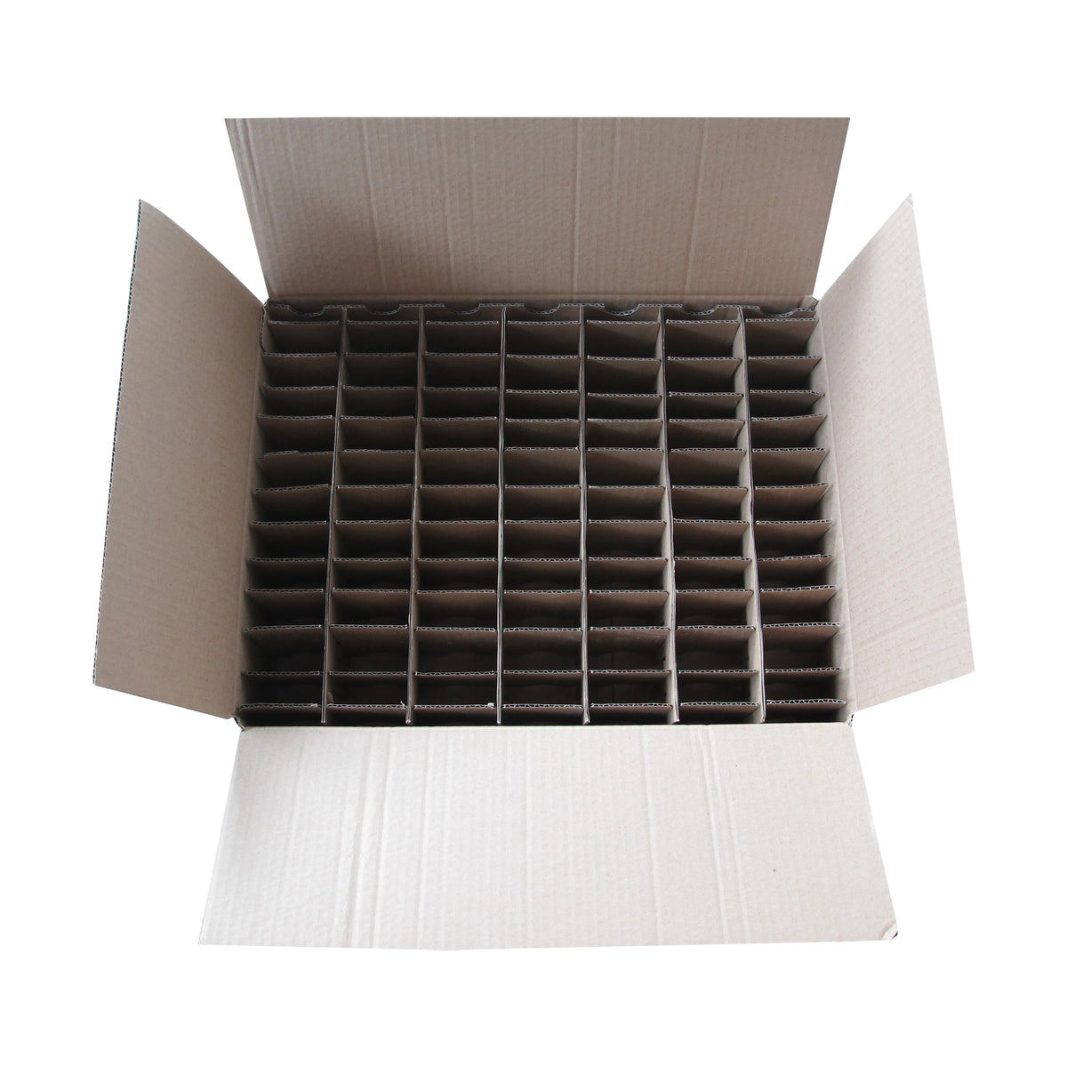 Custom Recyclable Self Erecting Square Carton Packaging Box with Logo Print and Insert Divider Board for Fruit