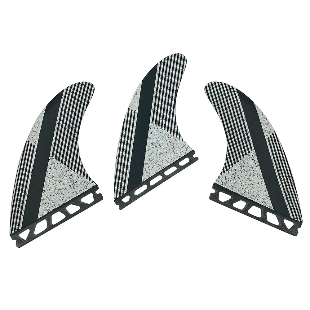 Cool Design Fiberglass Surfboard Fins Tri Set Single Tab Fin GAM Surfboard Fins