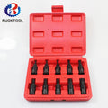 High-Quality Manual Maintenance Tools 10pc Cr- Mo 3/8'' Drive T20-T60 Torx Bit Socket Nuts Set