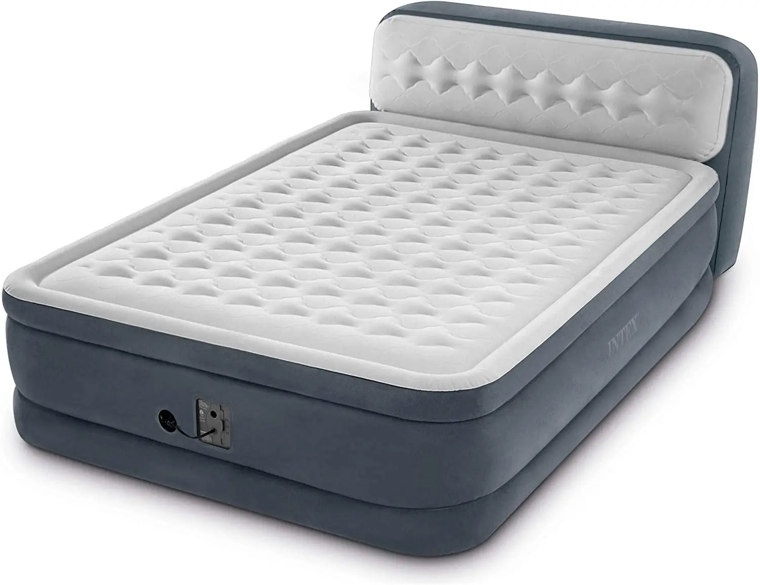 WOQI Backrest Pulls Comfortable Inflatable Bed Built-in Household Electric Pump with Headboard