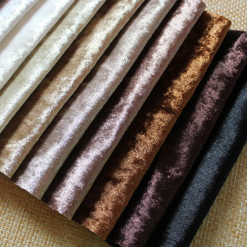 Xinlan Super Soft Velvet & Fabric Hangers Wedding Decoration Polyester Crushed Velvet Fabric