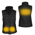 Windproof and Waterproof Winter Men's Heated Vest Fabric Rechargeable Battery Heating Pad for Outer Wear