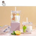 Wholesale Summer Color Drinkware Borosilicate Glass Tea Coffee Cup Drinking Milk Mugs Single Wall Glass Mug