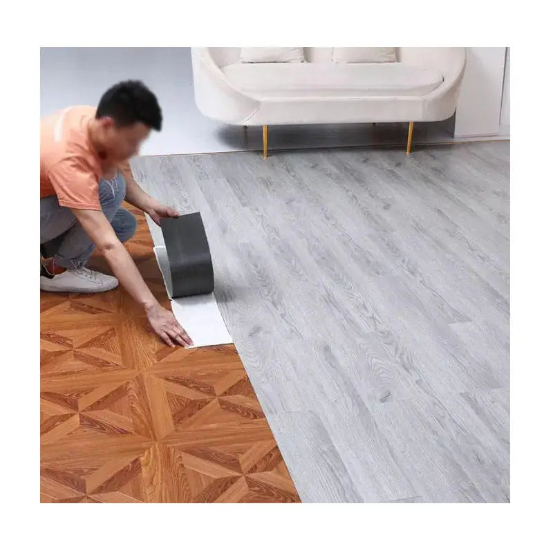 2mm-3mm Eco-Friendly PVC Self-Adhesive Plank Vinyl Flooring 100% Waterproof Laminated for Graphic Design Projects