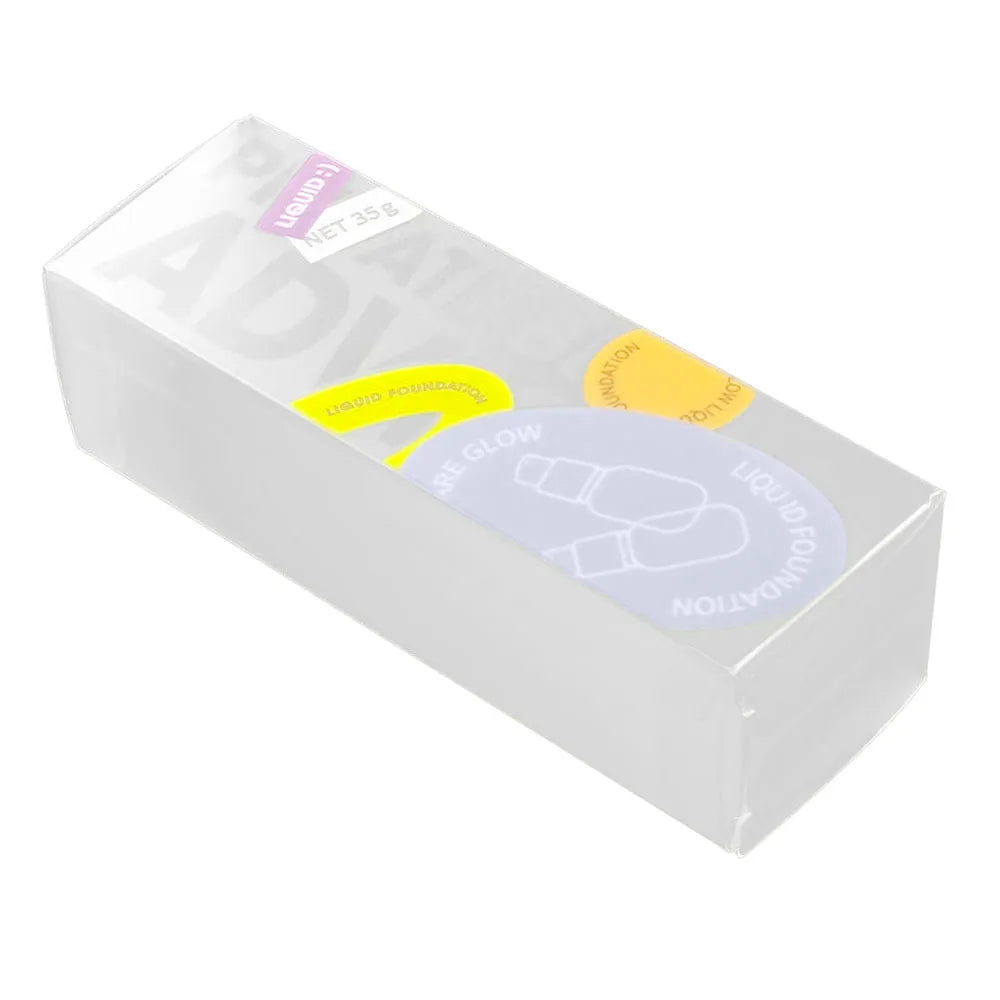 Factory Customized Print Folding Small Box Packaging Oil Perfume Box 50ml Clear PVC PET Gift Display Box