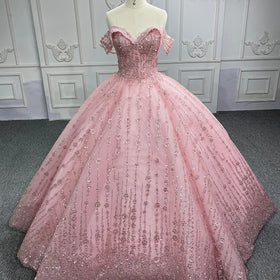 Simple Off Shoulder Sweet 15 16 Quinceanera Dresses Lace Puffy Prom Gowns Long Birthday Dresses for Women 6550-A