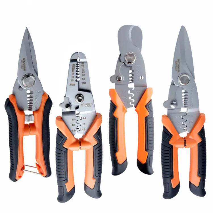7 Inch Electrician Wire Stripper Scissor Cable Cutter Electrician Wiring Tool