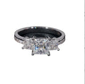 Best Moissanite Ring Companies 2 Carat Moissanite Engagement Ring Elongated Emerald Moissanite Ring