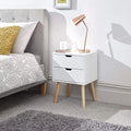 White Night Stand Bed Side Table Bedside Antique Wood Floating Nightstand With Drawer for Modern Furniture