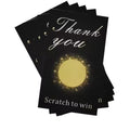 Customized Scratch Off Cards Loyalty Reward Tickets Scratch Cards Game Prize Scratch and Win Cards