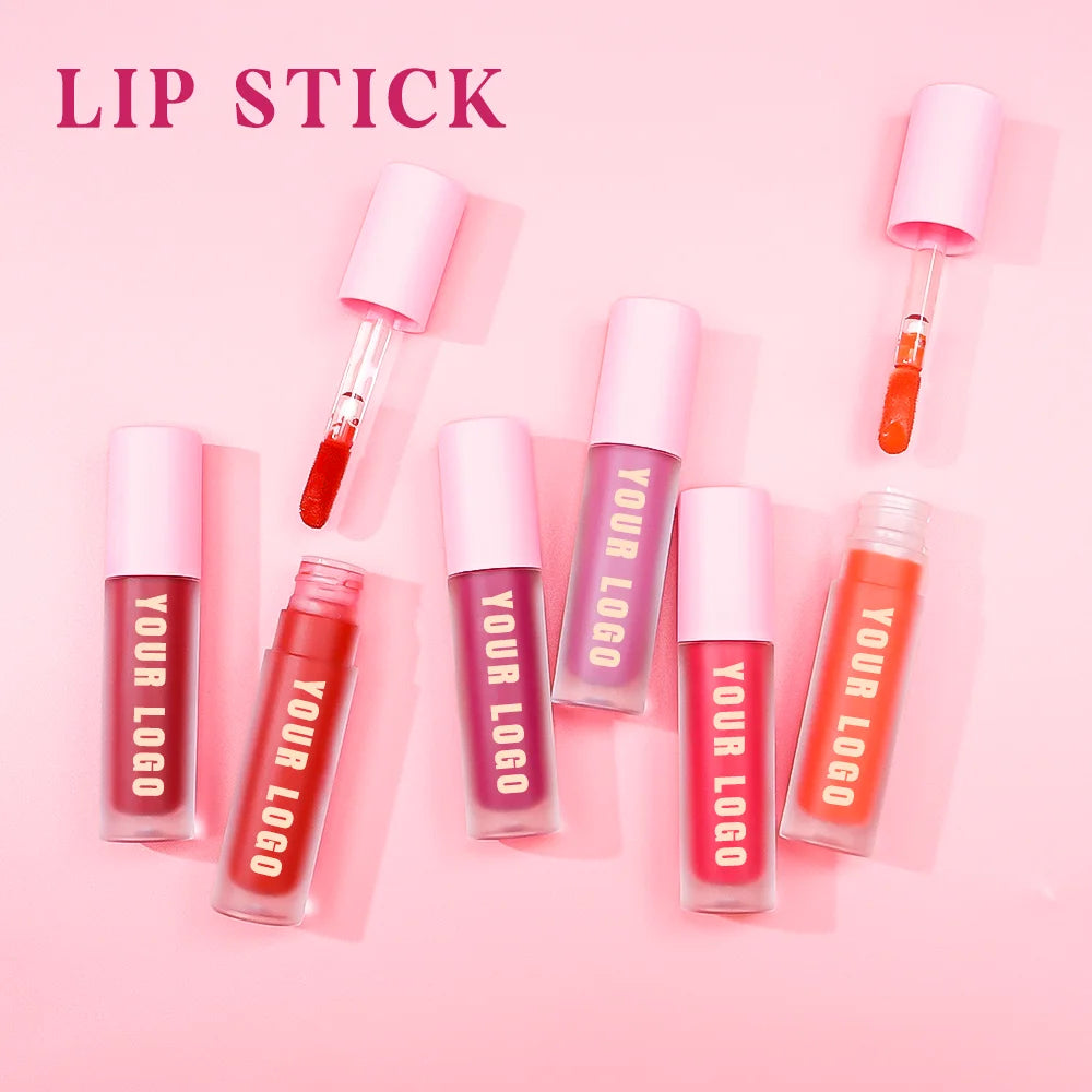 Manufacturers Vegan Nude Organic Matte Lipstick Liquid Lip Gloss Private Label Custom Waterproof Lipstick Makeup