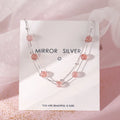 New Fashion Jewelry Beautiful 925 Sterling Silver Bracelet Strawberry Crystal Simple Personality Sweet Bracelet