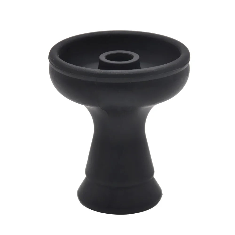 Stock Hookah Accessory Tobacco Silicone Unbreakable Shisha Bowl Charcoal Holder Silicone Black Shisha Bowl Silicone Hookah Head MegaBDM