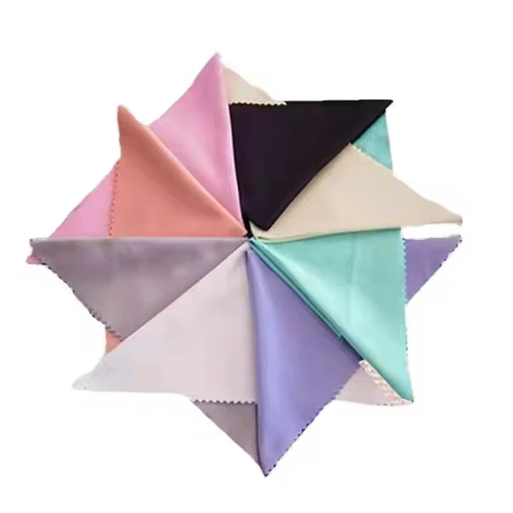 Colorful Microfiber Clothes for Jewelry Cleaning Cloth Watch Cleaning Cloth