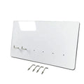 OEM Printable Personalized Logo 6 Hooks Wall Keyboard Sublimation Blank Door Cloth Hanging Board With Black Backside