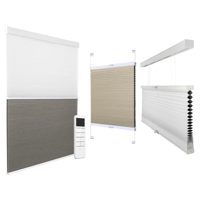 Custom Popular Smart Day and Night Double Honeycomb Blinds Blackout Window Shades MegaBDM