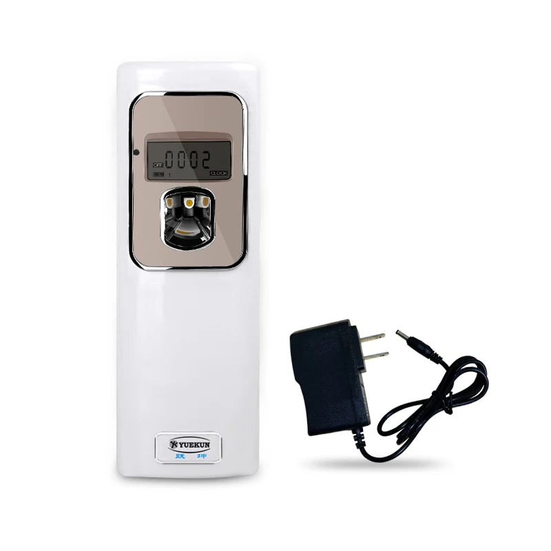 Mini LCD Screen Air Freshener Dispenser Timing-Setting Electric and Battery Automatic Aerosol Dispenser Eco-Friendly