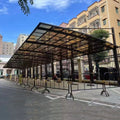 Luxury Aluminum Alloy Carport Windproof & Waterproof Polycarbonate Canopy for Car Parking Patio