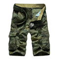 2024 New Men's Camouflage Cargo Shorts Solid Sporty Casual Loose Work Pants Plus Size Tactical Outdoor Hiking Short for Men